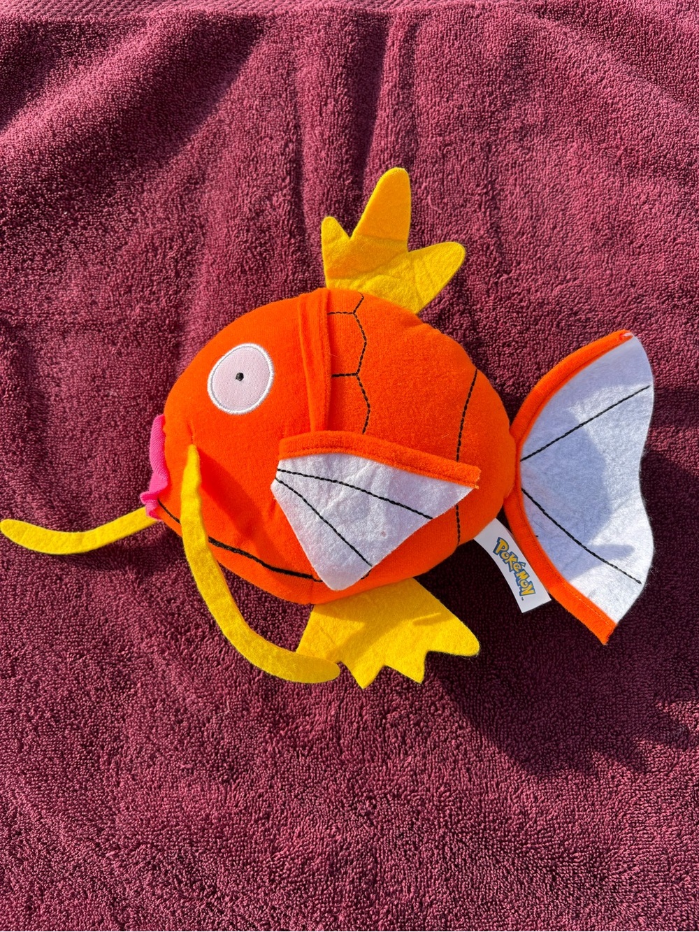 Pokemon Magikarp Plush - Orange, Yellow, White